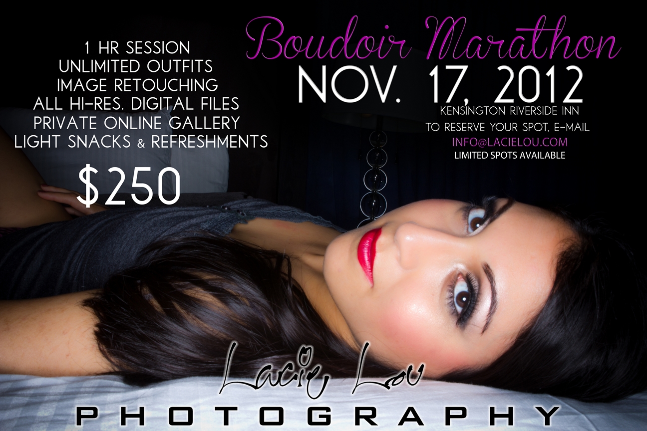 The LAST Boudoir Marathon of 2012!